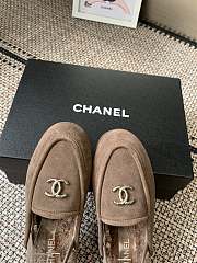 Kitlife Chanel Fur Sandals Brown Suede - 6