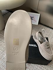 Kitlife Chanel Fur Sandals Grey Suede - 4