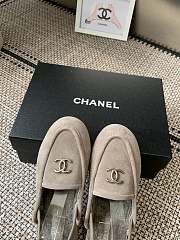 Kitlife Chanel Fur Sandals Grey Suede - 2
