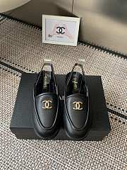 Kitlife Chanel Fur Sandals Black Leather - 1