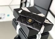 Kitlife Chanel Classic Flap Card Holder Black Caviar 7.5x11.3.2.1cm - 6