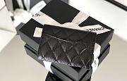 Kitlife Chanel Classic Flap Card Holder Black Caviar 7.5x11.3.2.1cm - 5