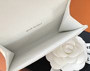 Kitlife Chanel Classic Flap Card Holder White Caviar 7.5x11.3.2.1cm - 3