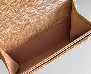 Kitlife Chanel Classic Flap Card Holder Beige Caviar 7.5x11.3.2.1cm - 2