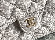 Kitlife Chanel Classic Flap Card Holder Grey Caviar 7.5x11.3.2.1cm - 3