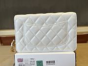 Kitlife Chanel 24A Woc Double C Buckle Bag White A96166 19x12x3.5cm - 5