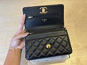 Kitlife Chanel 24A Woc Double C Buckle Bag Black A96166 19x12x3.5cm - 3