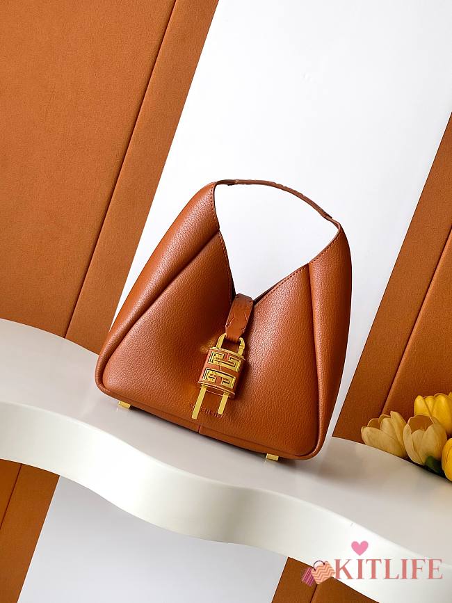 Kitlife Givenchy G-Hobo Bag Brown 21x25x10cm - 1