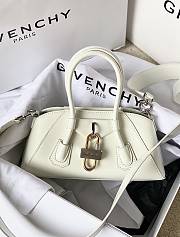Kitlife Givenchy Mini Antigona Stretch Bag White 22x12x8cm - 1