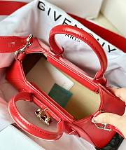 Kitlife Givenchy Mini Antigona Stretch Bag Red 22x12x8cm - 2