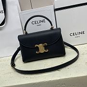 Kitlife Celine Teen Nino Bag In Black Smooth Satinated Calfskin 118113 20.5x13x8cm - 1