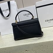 Kitlife Celine Teen Nino Bag In Black Smooth Satinated Calfskin 118113 20.5x13x8cm - 6