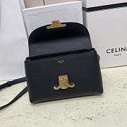 Kitlife Celine Teen Nino Bag In Black Smooth Satinated Calfskin 118113 20.5x13x8cm - 4