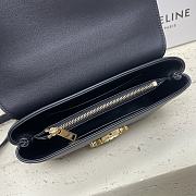 Kitlife Celine Teen Nino Bag In Black Smooth Satinated Calfskin 118113 20.5x13x8cm - 2