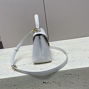 Kitlife Celine Teen Nino Bag In White Smooth Satinated Calfskin 118113 20.5x13x8cm - 5