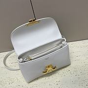Kitlife Celine Teen Nino Bag In White Smooth Satinated Calfskin 118113 20.5x13x8cm - 4