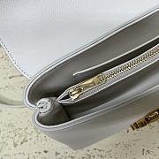 Kitlife Celine Teen Nino Bag In White Smooth Satinated Calfskin 118113 20.5x13x8cm - 2