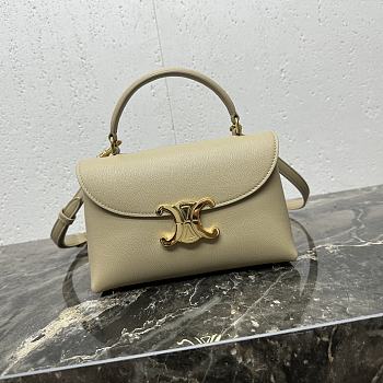 Kitlife Celine Teen Nino Bag In Beige Smooth Satinated Calfskin 118113 20.5x13x8cm
