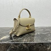 Kitlife Celine Teen Nino Bag In Beige Smooth Satinated Calfskin 118113 20.5x13x8cm - 6