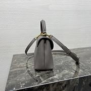 Kitlife Celine Teen Nino Bag In Grey Smooth Satinated Calfskin 118113 20.5x13x8cm - 5