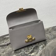 Kitlife Celine Teen Nino Bag In Grey Smooth Satinated Calfskin 118113 20.5x13x8cm - 4