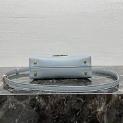 Kitlife Celine Teen Nino Bag In Blue Smooth Satinated Calfskin 118113 20.5x13x8cm - 4