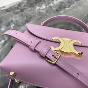 Kitlife Celine Teen Nino Bag In Vintage Rose Smooth Satinated Calfskin 118113 20.5x13x8cm - 5