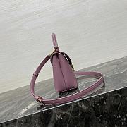 Kitlife Celine Teen Nino Bag In Vintage Rose Smooth Satinated Calfskin 118113 20.5x13x8cm - 3