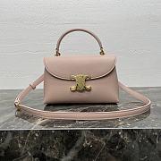 Kitlife Celine Teen Nino Bag In Bleached Pink Smooth Satinated Calfskin 118113 20.5x13x8cm - 1