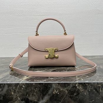 Kitlife Celine Teen Nino Bag In Bleached Pink Smooth Satinated Calfskin 118113 20.5x13x8cm