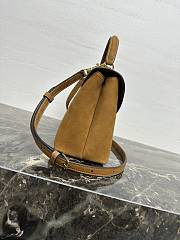 Kitlife Celine Medium Nino Bag In Camel Nubuck Calfskin 117523 25x17.5x10cm - 4