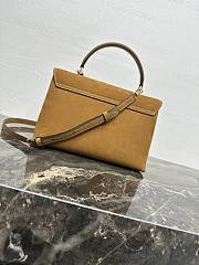 Kitlife Celine Medium Nino Bag In Camel Nubuck Calfskin 117523 25x17.5x10cm - 5