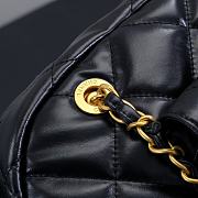 Kitlife Chanel Bowling Bag Chain Shoulder Bag Black AS4812 28x44x15.5cm - 3