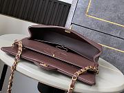 Kitlife Chanel Vintage Bag Dark Brown 25cm - 6