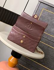 Kitlife Chanel Vintage Bag Dark Brown 25cm - 4