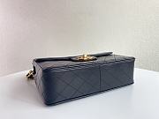 Kitlife Chanel Vintage CF Jumbo Bag Black 30x21x8cm - 5