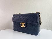 Kitlife Chanel Vintage CF Jumbo Bag Black 30x21x8cm - 4