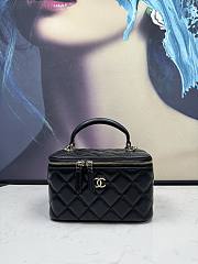 Kitlife Chanel Vanity Case Black 17x9.5x8cm - 1