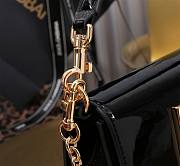Kitlife Dolce & Gabbana Crossbody Bag in Black Patent Leather 11x19x5cm - 6