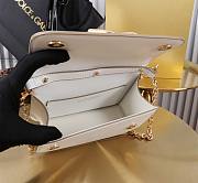 Kitlife Dolce & Gabbana Crossbody Bag in White Patent Leather 11x19x5cm  - 5