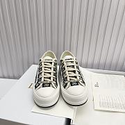 Kitlife Dior Walk'n'Dior Platform Sneakers Deep Blue Dior Oblique Embroidered Cotton - 6