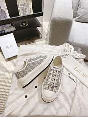 Kitlife Dior Walk'n'Dior Platform Sneakers Grey Dior Oblique Embroidered Cotton - 6