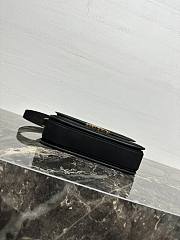 Kitlife Celine Triomphe Black Suede Shoulder Bag 187366 22x16.5x7cm - 5