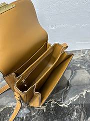 Kitlife Celine Triomphe Camel Suede Shoulder Bag 187366 22x16.5x7cm - 6