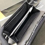 Kitlife Saint Laurent Monogram Envelope Chain Wallet Black With Black Hardware 377828 22.5x14x4cm - 4