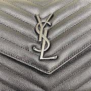 Kitlife Saint Laurent Monogram Envelope Chain Wallet Black With Black Hardware 377828 22.5x14x4cm - 2