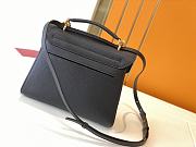 Kitlife Salvatore Ferragamo Margot Medium Black Leather Shoulder Bag 26x20x12cm - 5
