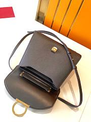 Kitlife Salvatore Ferragamo Margot Medium Black Leather Shoulder Bag 26x20x12cm - 4