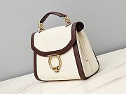 Kitlife Salvatore Ferragamo Margot Medium Natural Shoulder Bag 26x20x12cm - 5