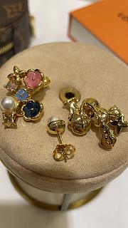 Kitlife Louis Vuitton Botanica Earrings White Resin Pearls - 6